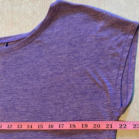 SO relaxed XL Periwinkle dolman sleeve soft and lightweight rounded hem top - Picture 4 of 9